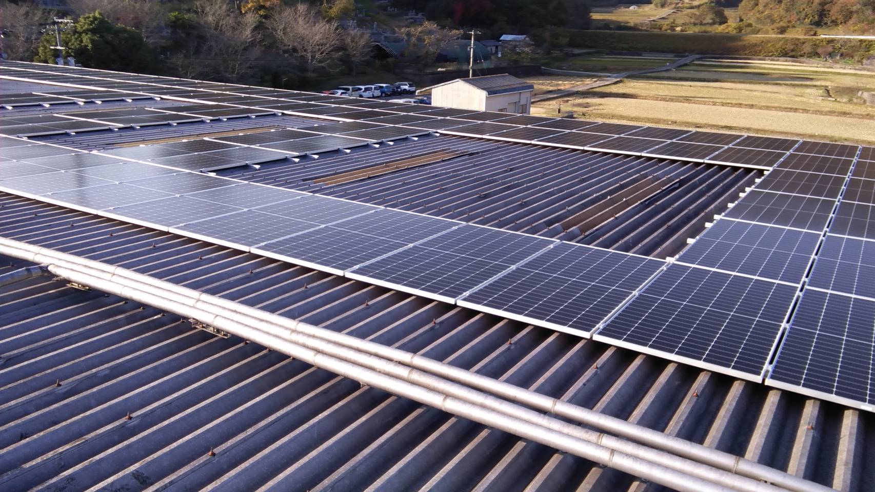 M様　屋根設置　長州産業　72.00kw