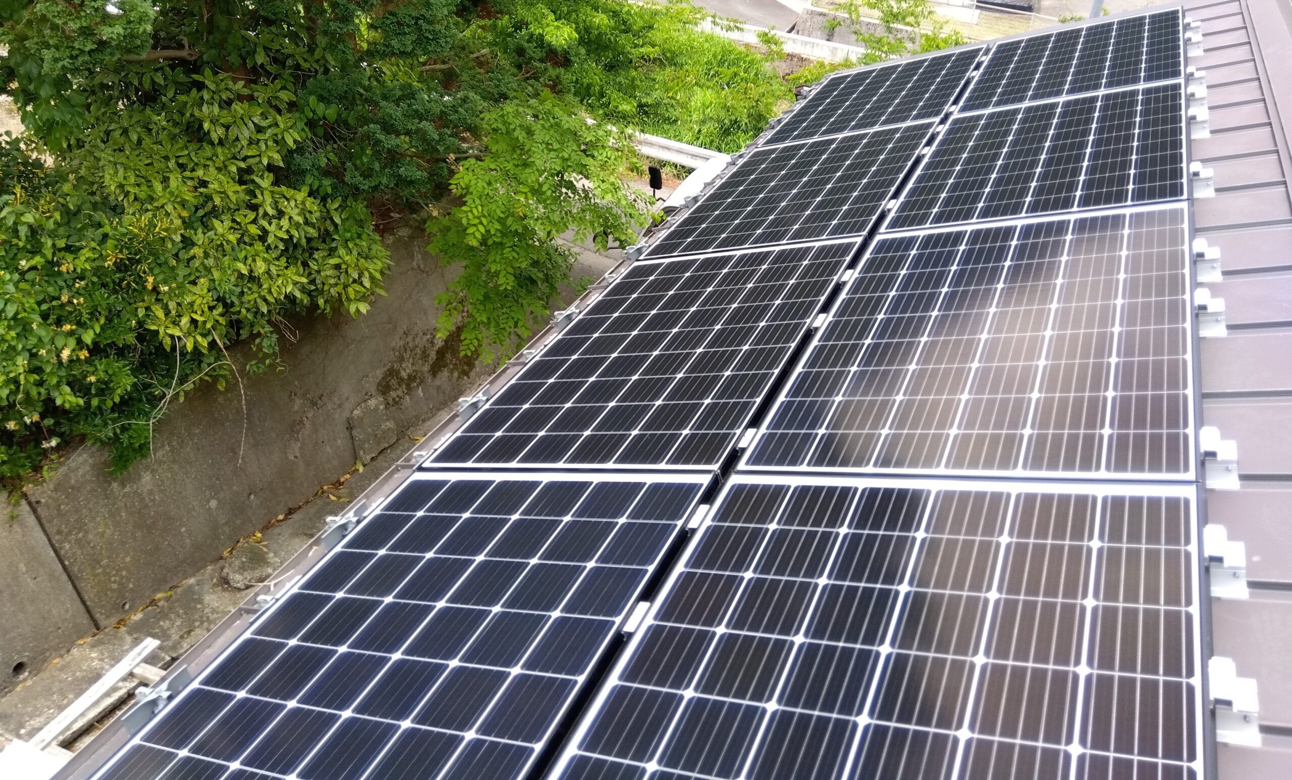 W様　屋根設置　長州産業　3.408kw