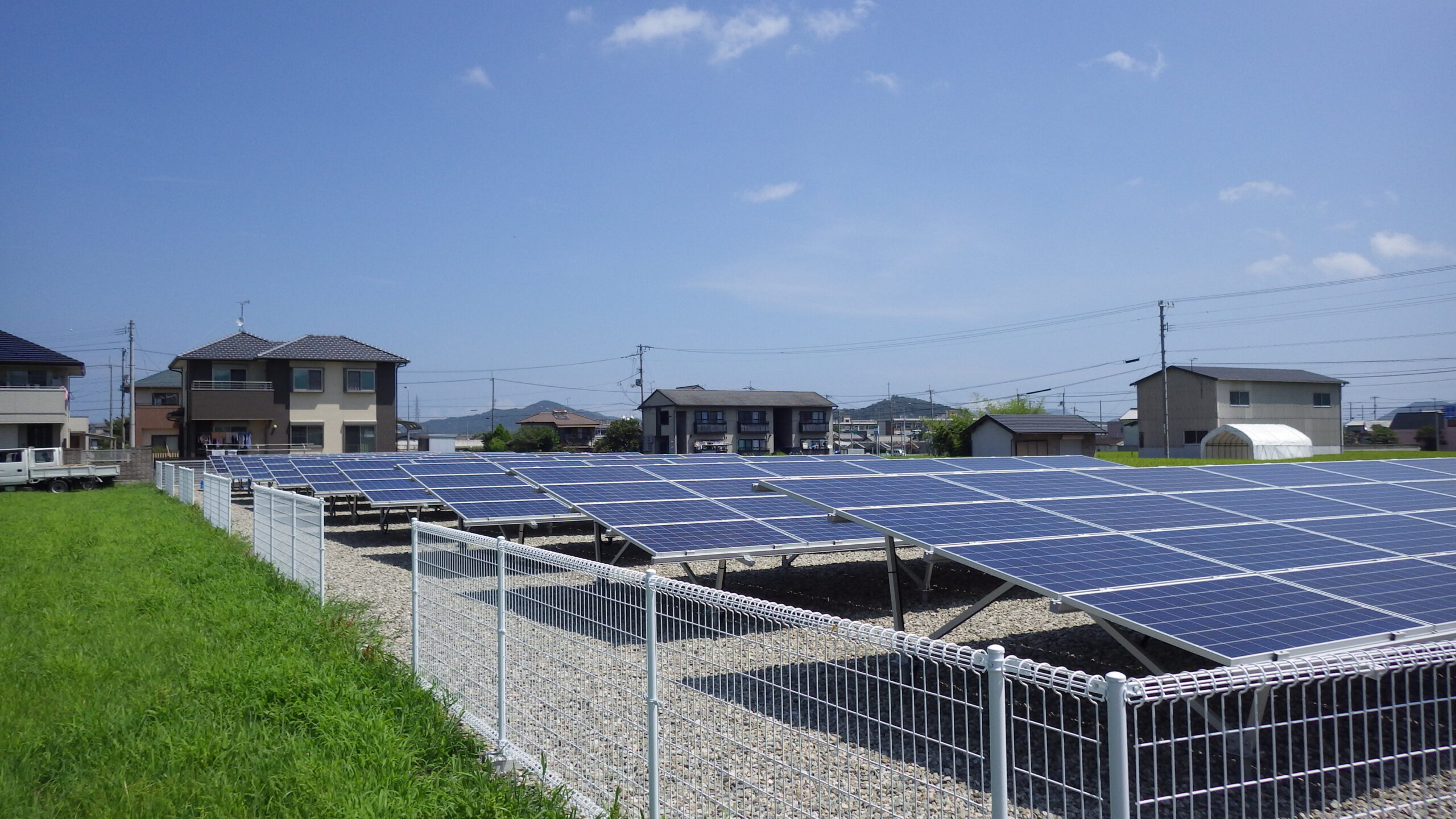 M様　陸上設置　Qセルズ　55.08kw
