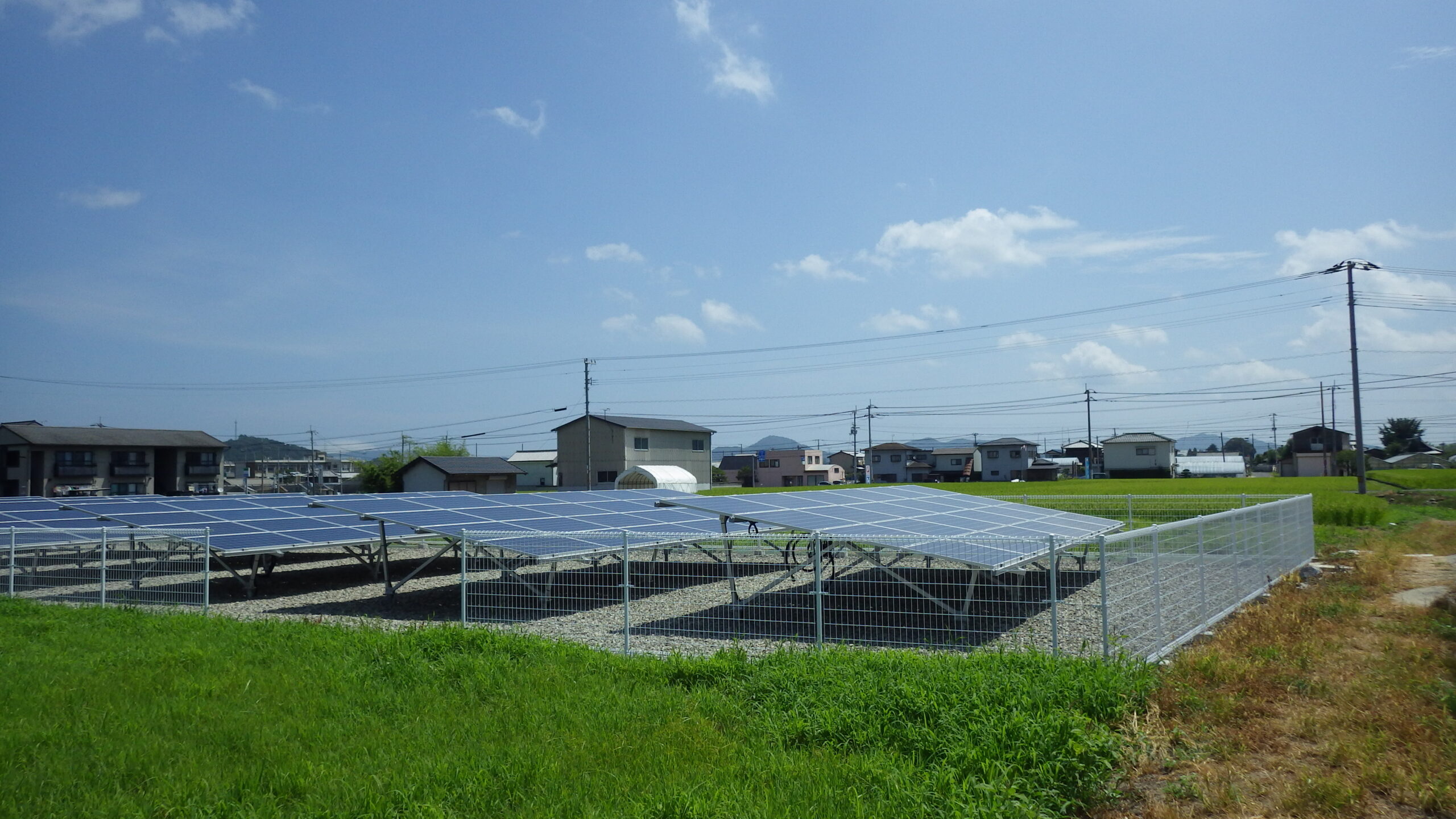 M様　陸上設置　Qセルズ　55.08kw