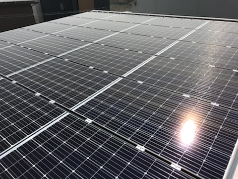 K様　ガルバリウム屋根設置　Qセルズ　7.20kw