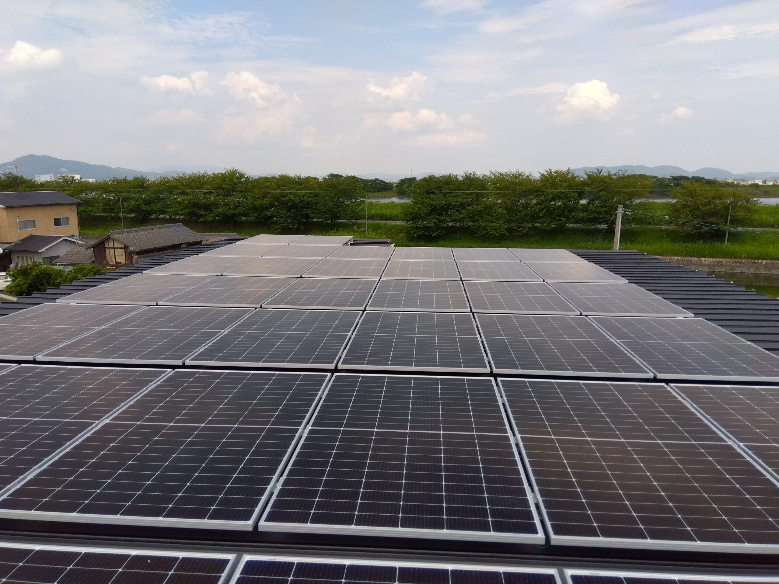 K様　屋根設置　リープトン　17.1ｋｗ
