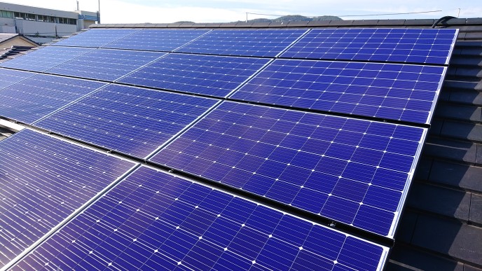 M様　屋根設置　長州産業　4.662kw