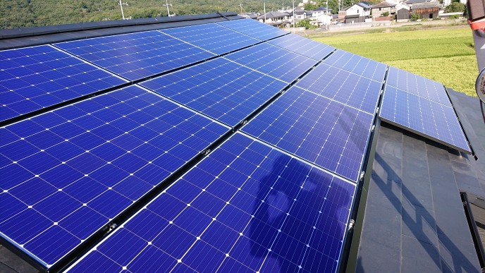 M様　屋根設置　長州産業　4.662kw