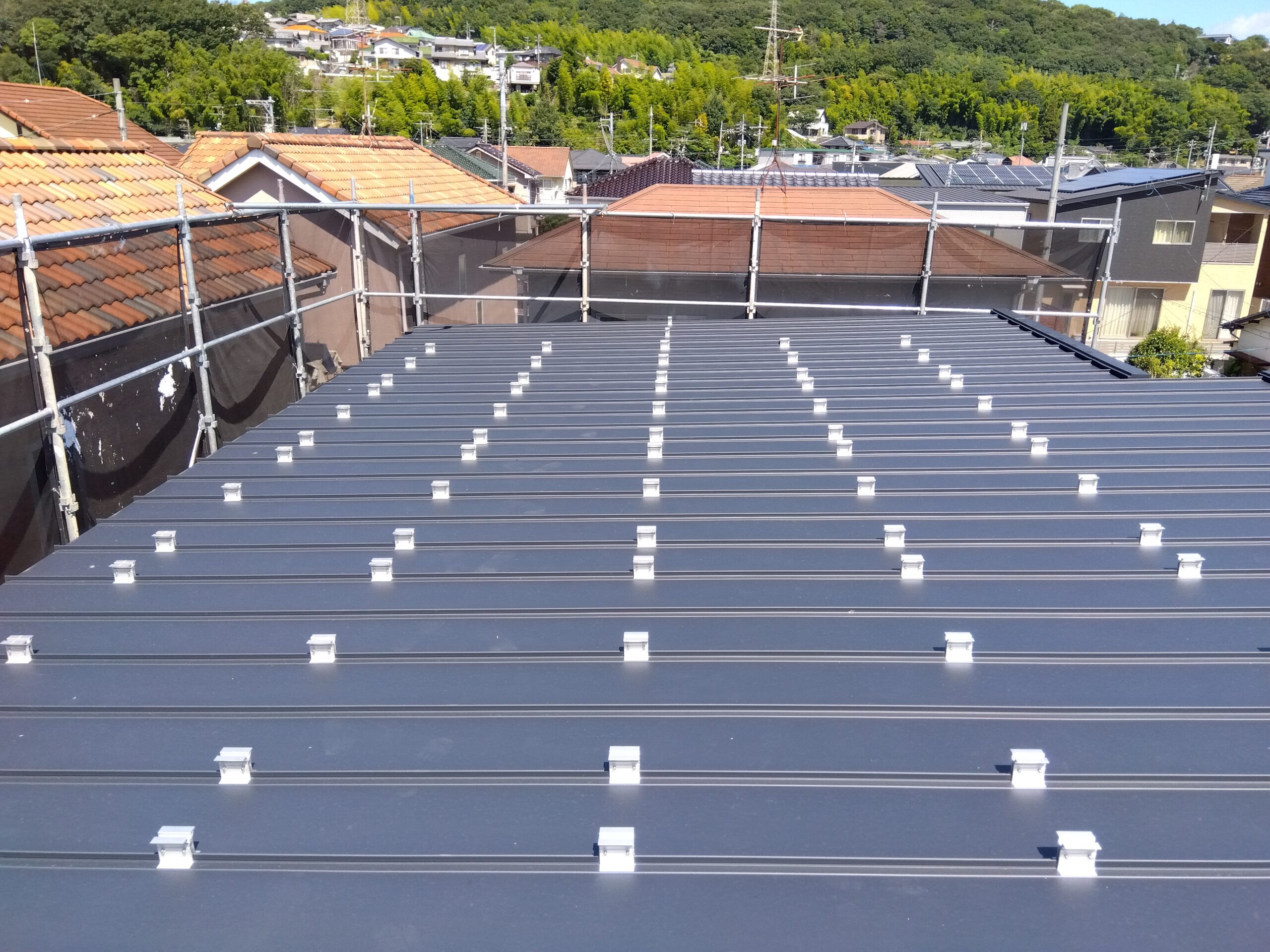 M様　新築工事＋屋根設置　Qセルズ7.1kw