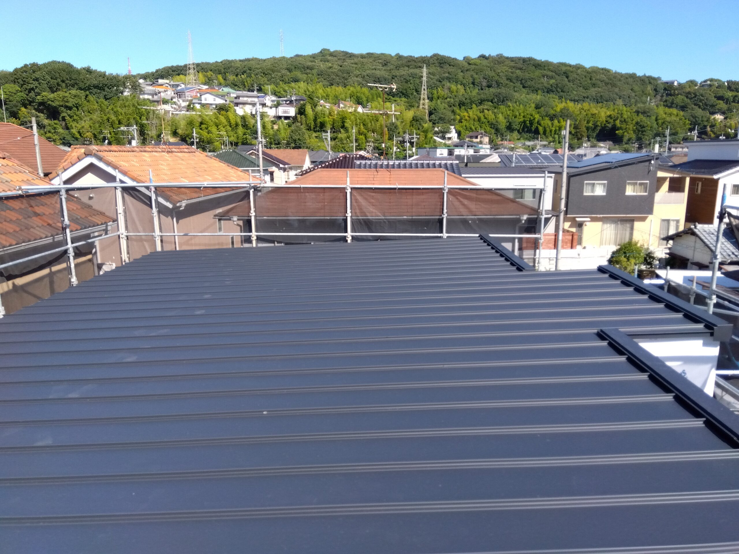 M様　新築工事＋屋根設置　Qセルズ7.1kw