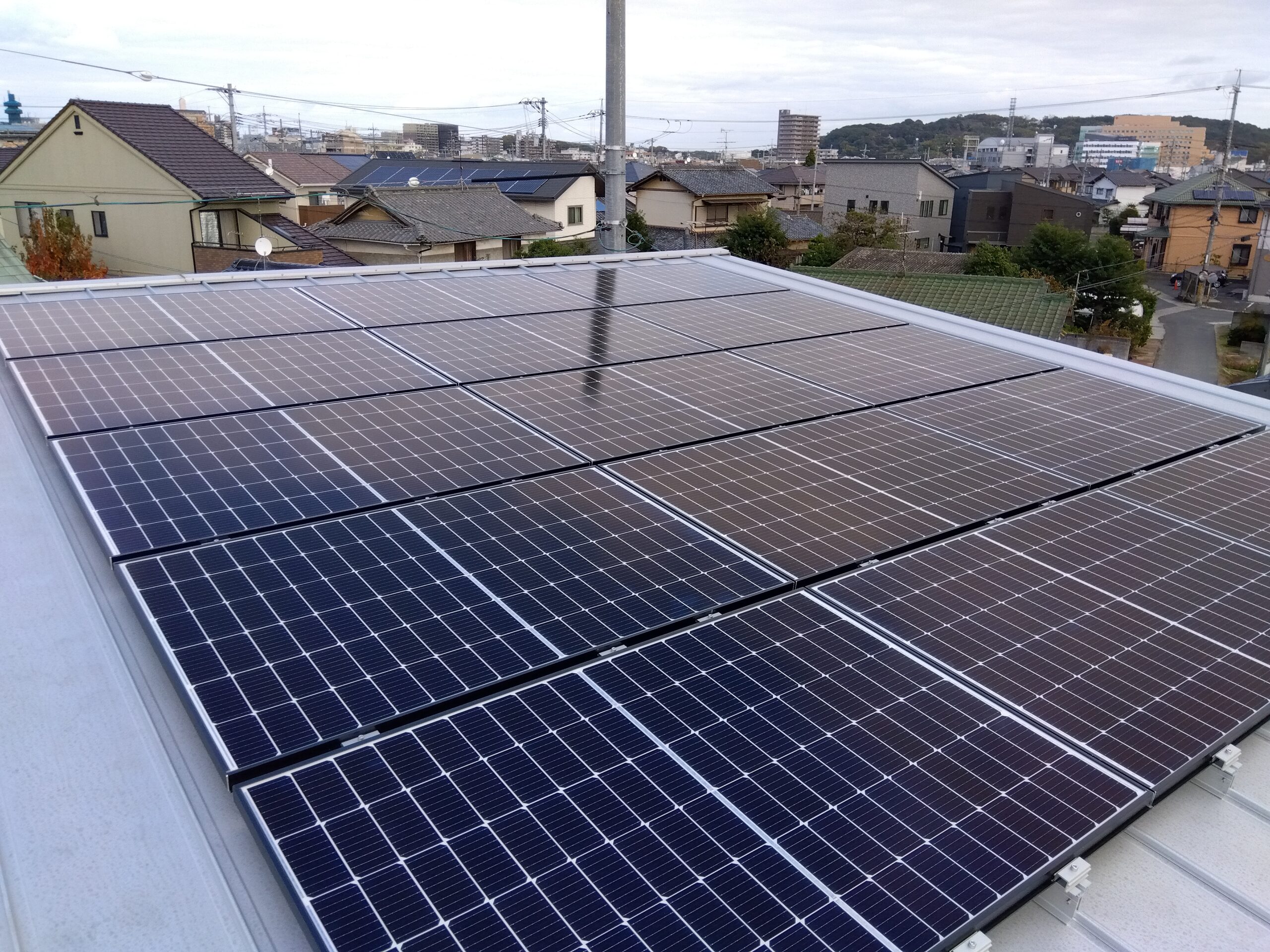 Y様　屋根設置　長州産業　5.1kw