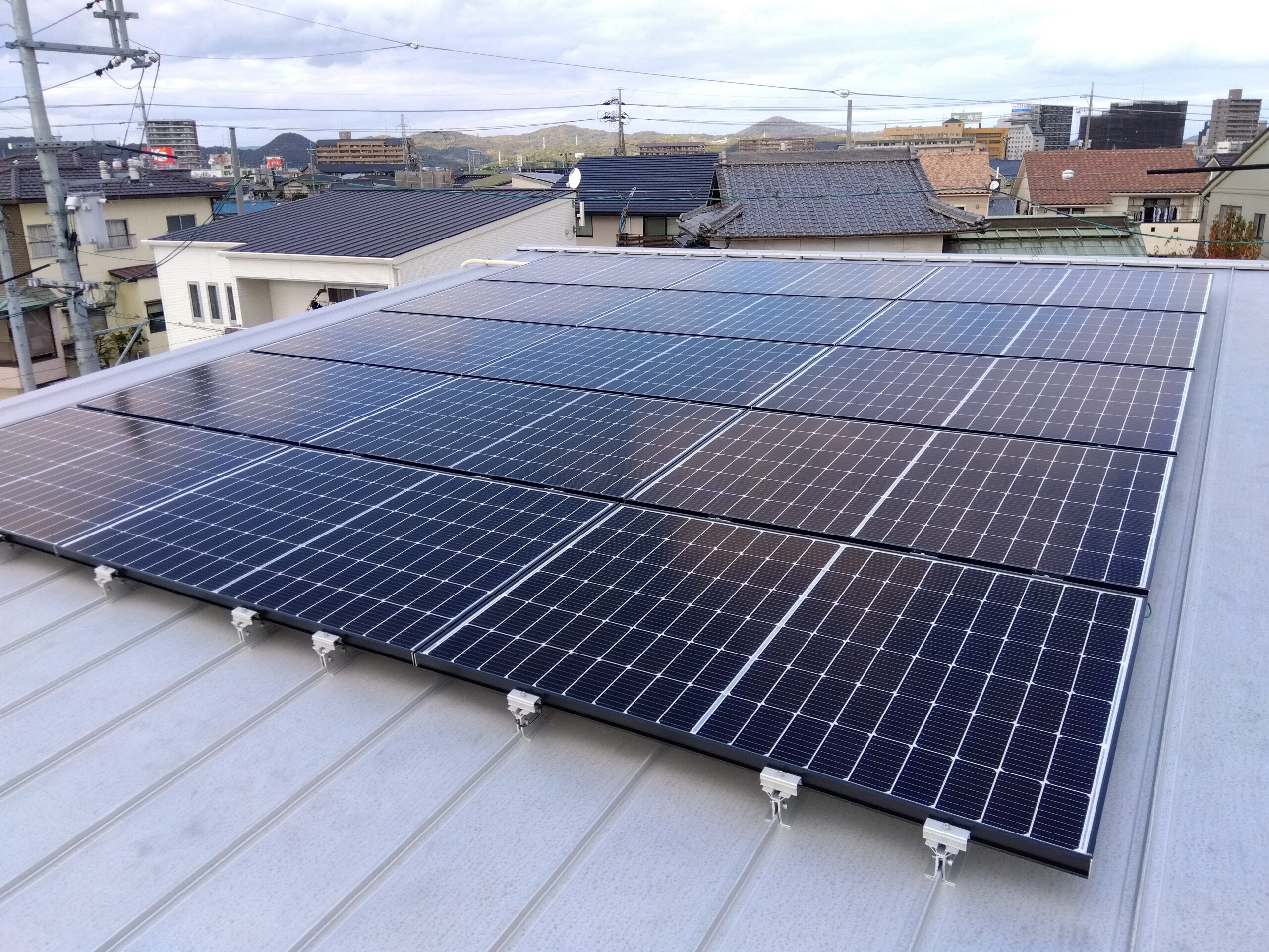 Y様　屋根設置　長州産業　5.1kw