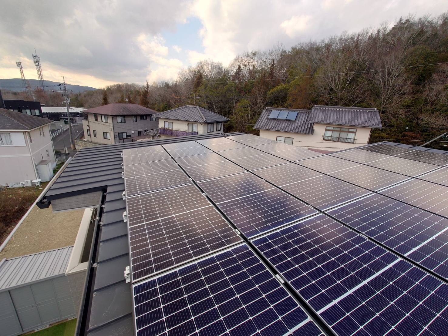 M様　屋根設置　長州産業　6.80kw