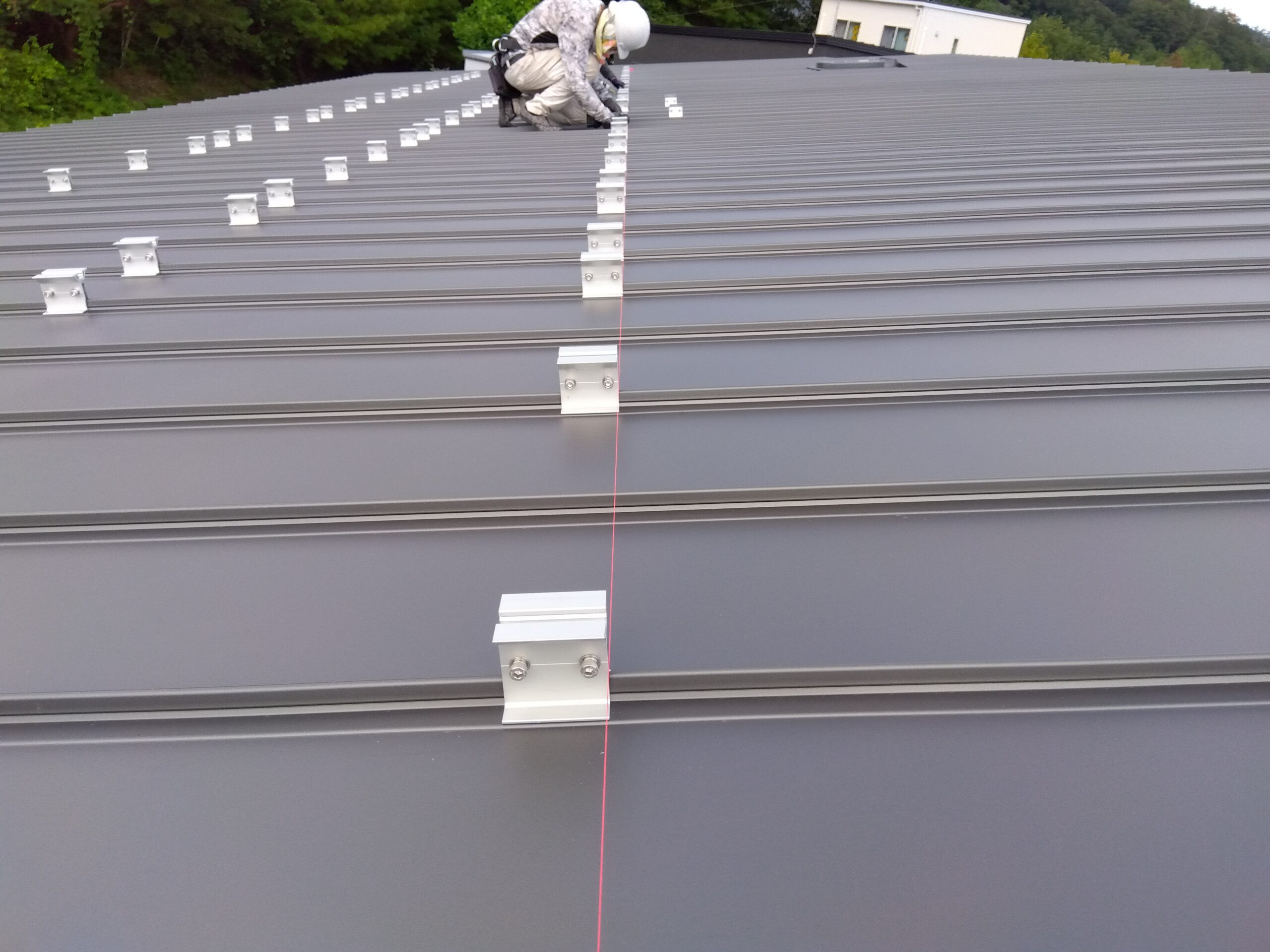 O様　屋根設置　長州産業　6.80kw