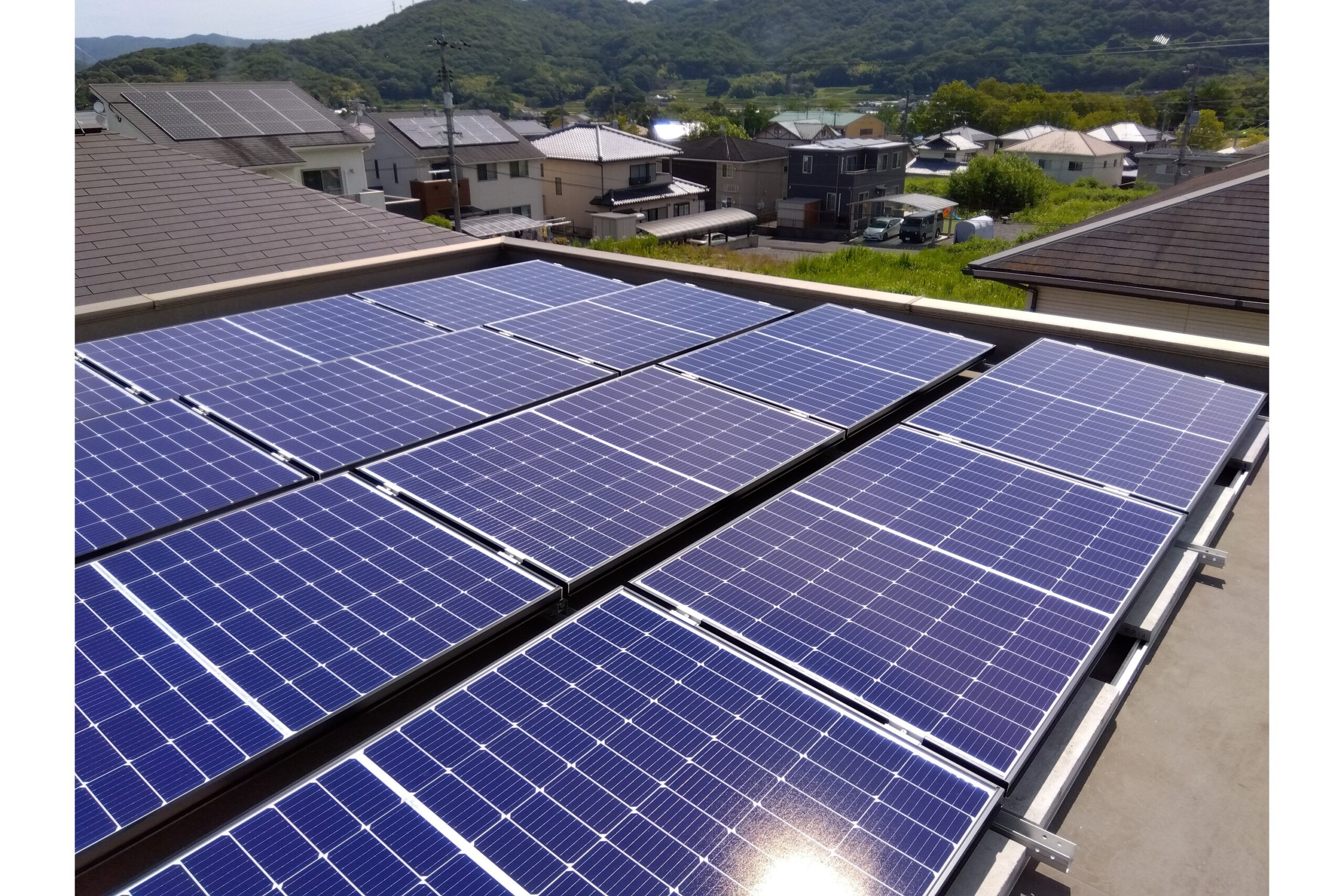 H様　屋根設置＋長州産業蓄電池　スマートPVマルチ　9.8kWh