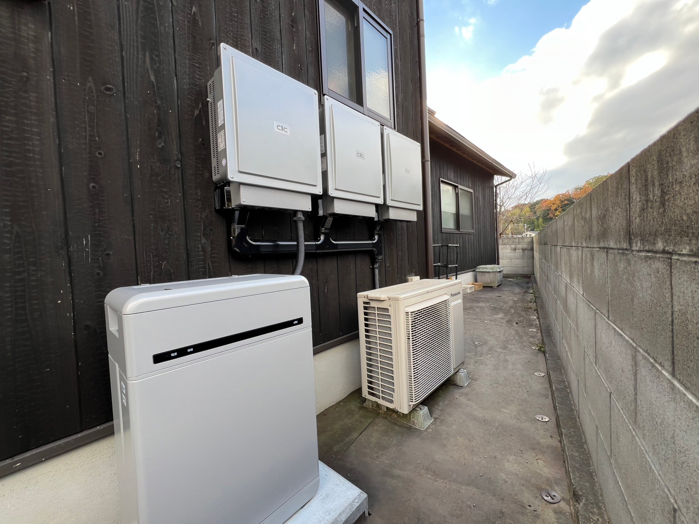 倉敷市　長州産業　スマートPVマルチ　9.8KWh