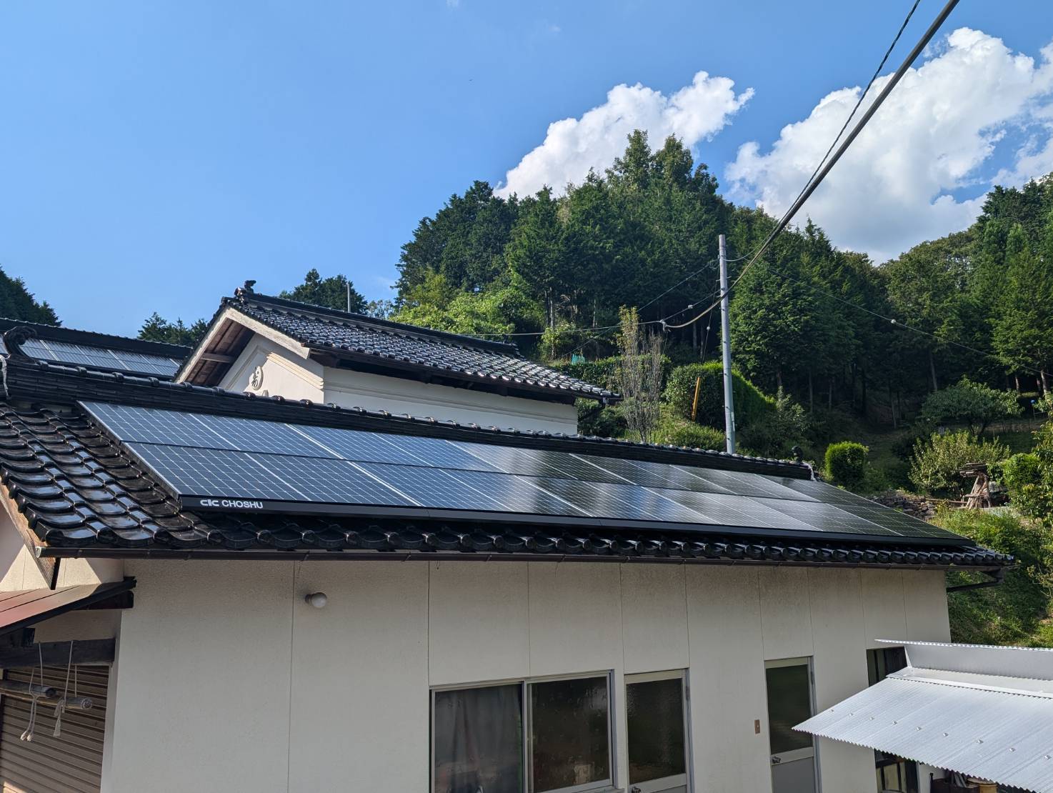 美作市　太陽光長州産業6.8kw＋蓄電池長州スマートPVマルチ12.7kwh