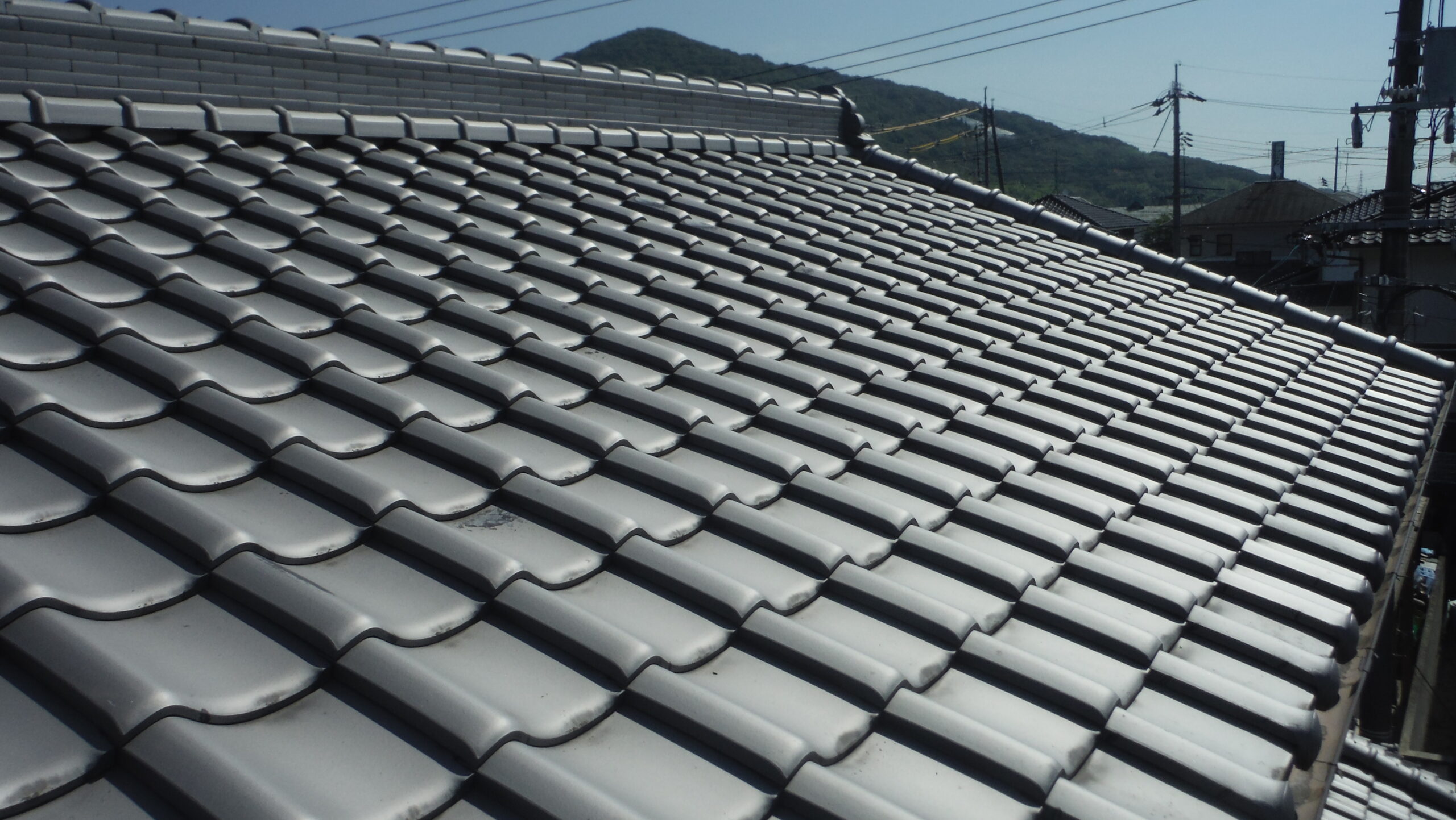 K様　和瓦屋根設置　パナソニック　3.78kw