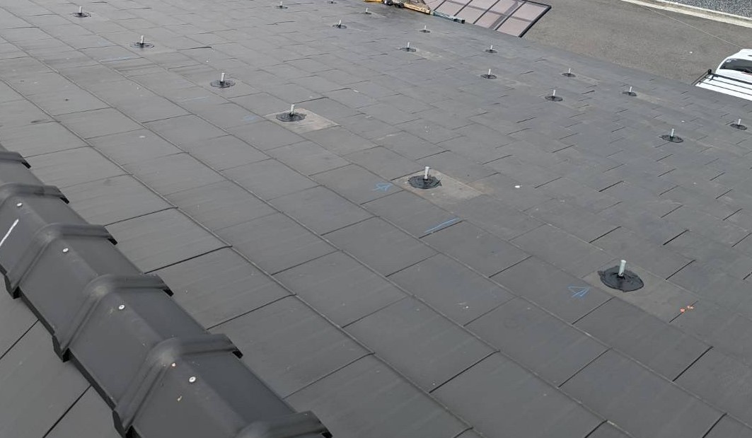 O様　屋根設置　長州産業　6.66kw
