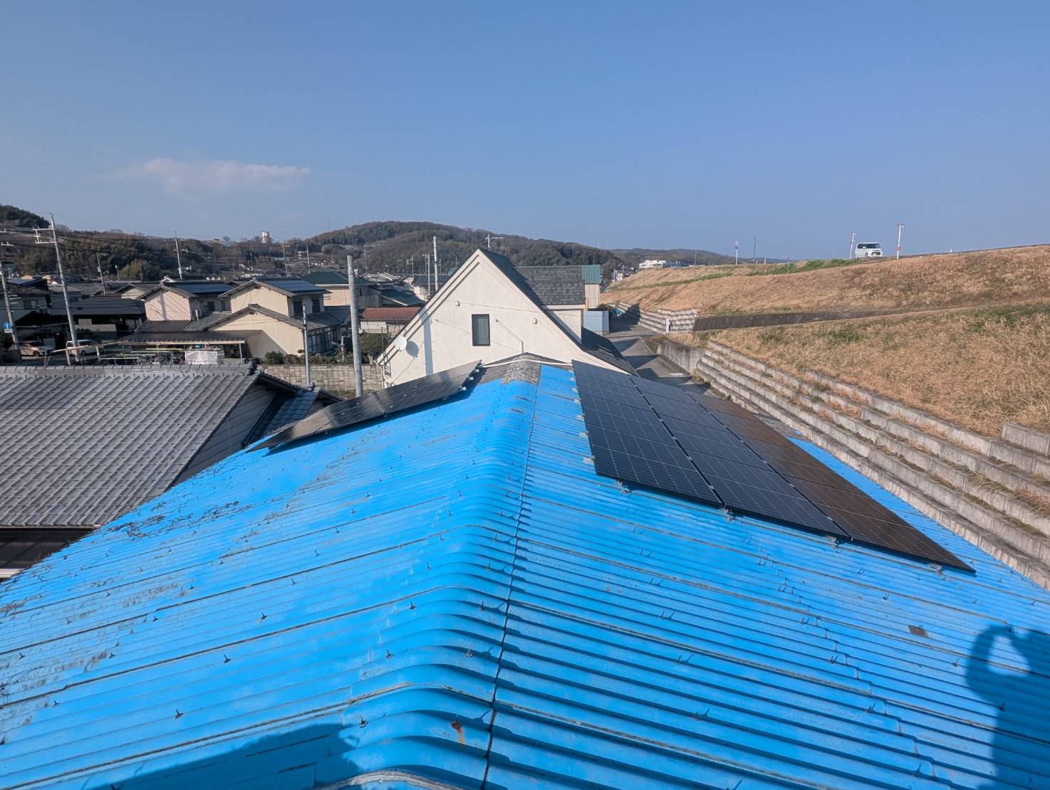 倉敷市での太陽光パネル設置事例（7.92kW）