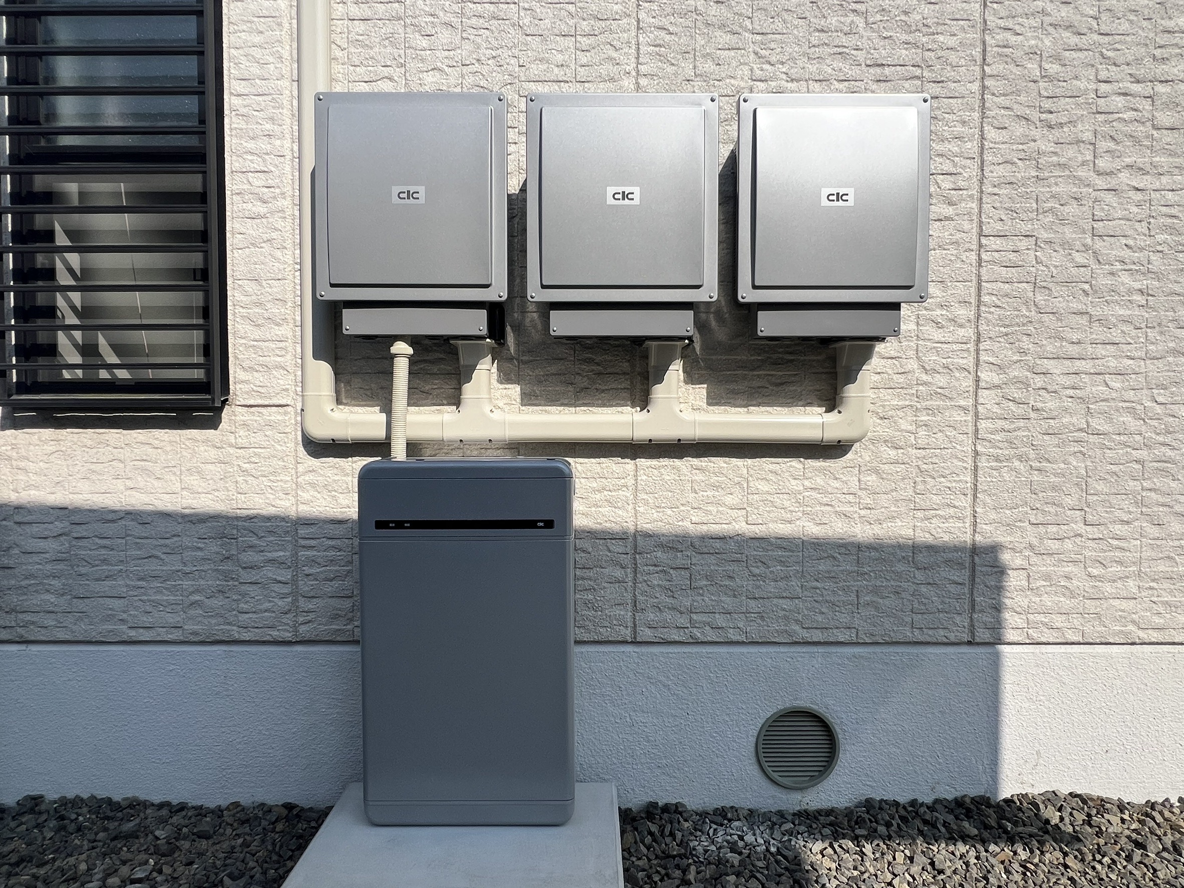 瀬戸内市での蓄電池設置事例（6.5ｋWh）