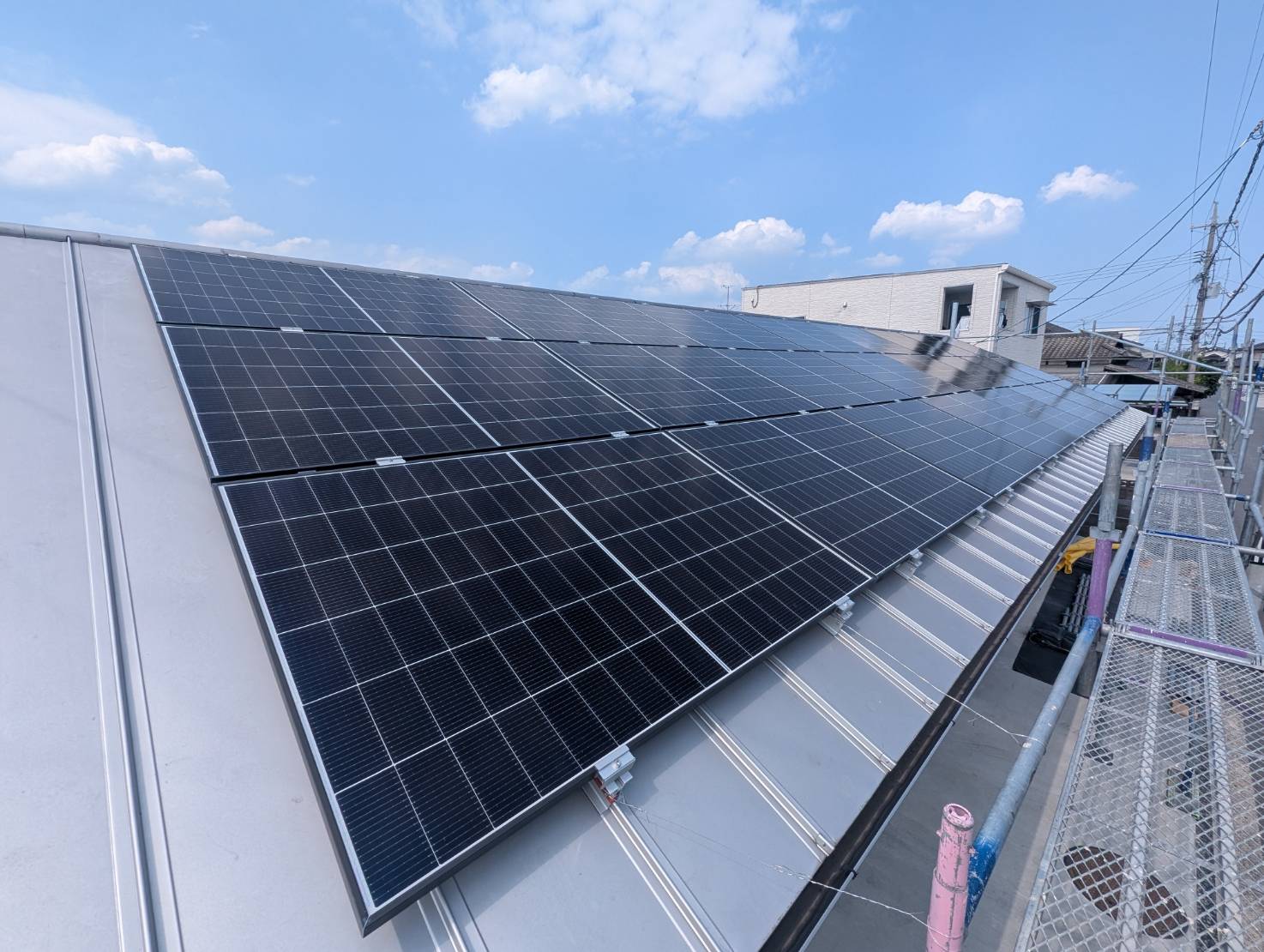 倉敷市での太陽光パネル設置事例