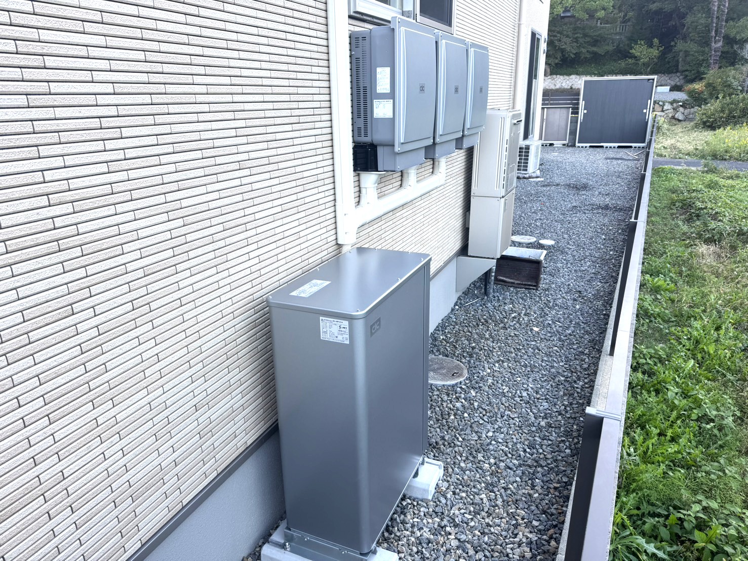 岡山市での蓄電池設置事例（12.7kWh）