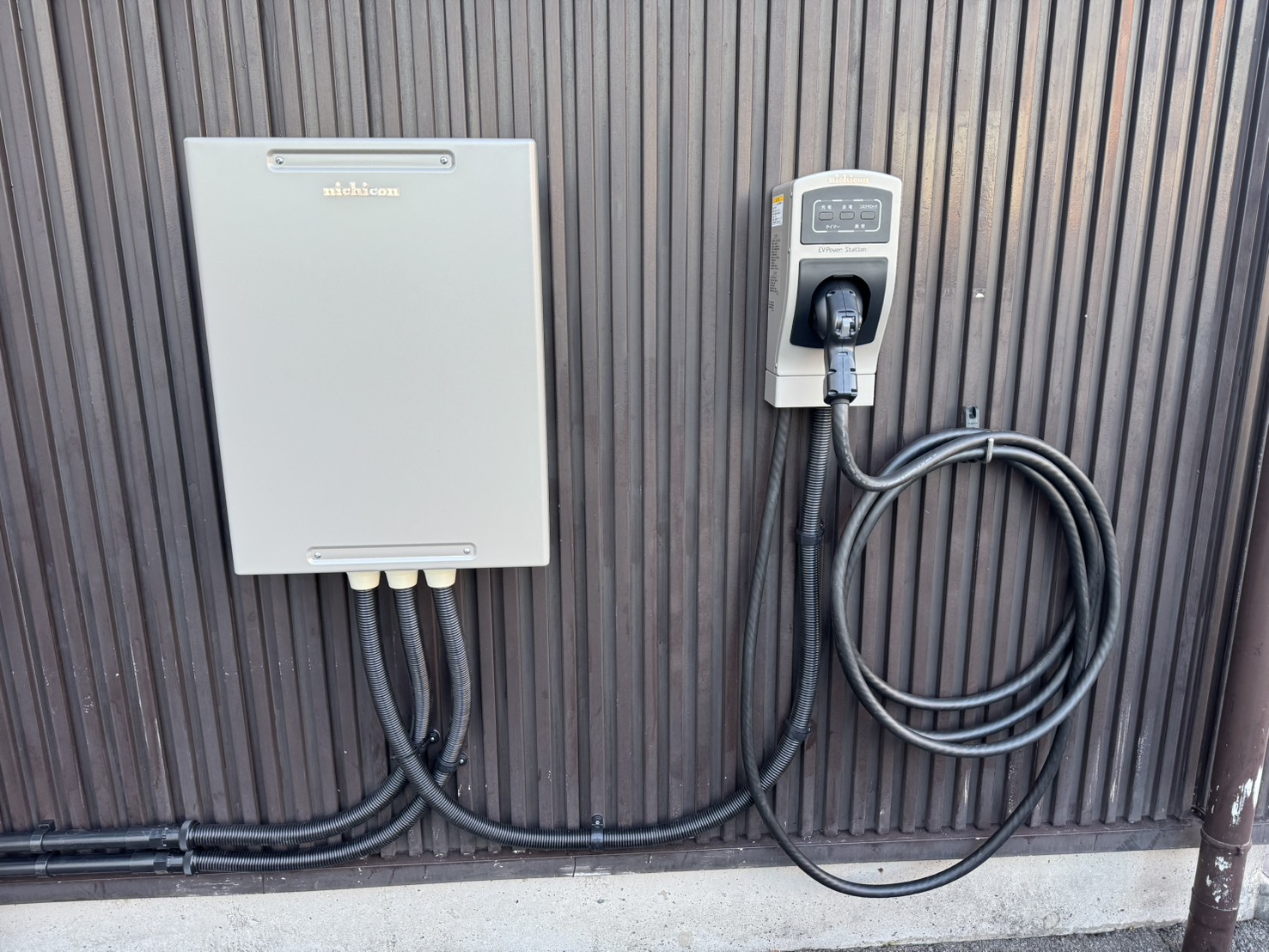 岡山市でのV2H設置事例