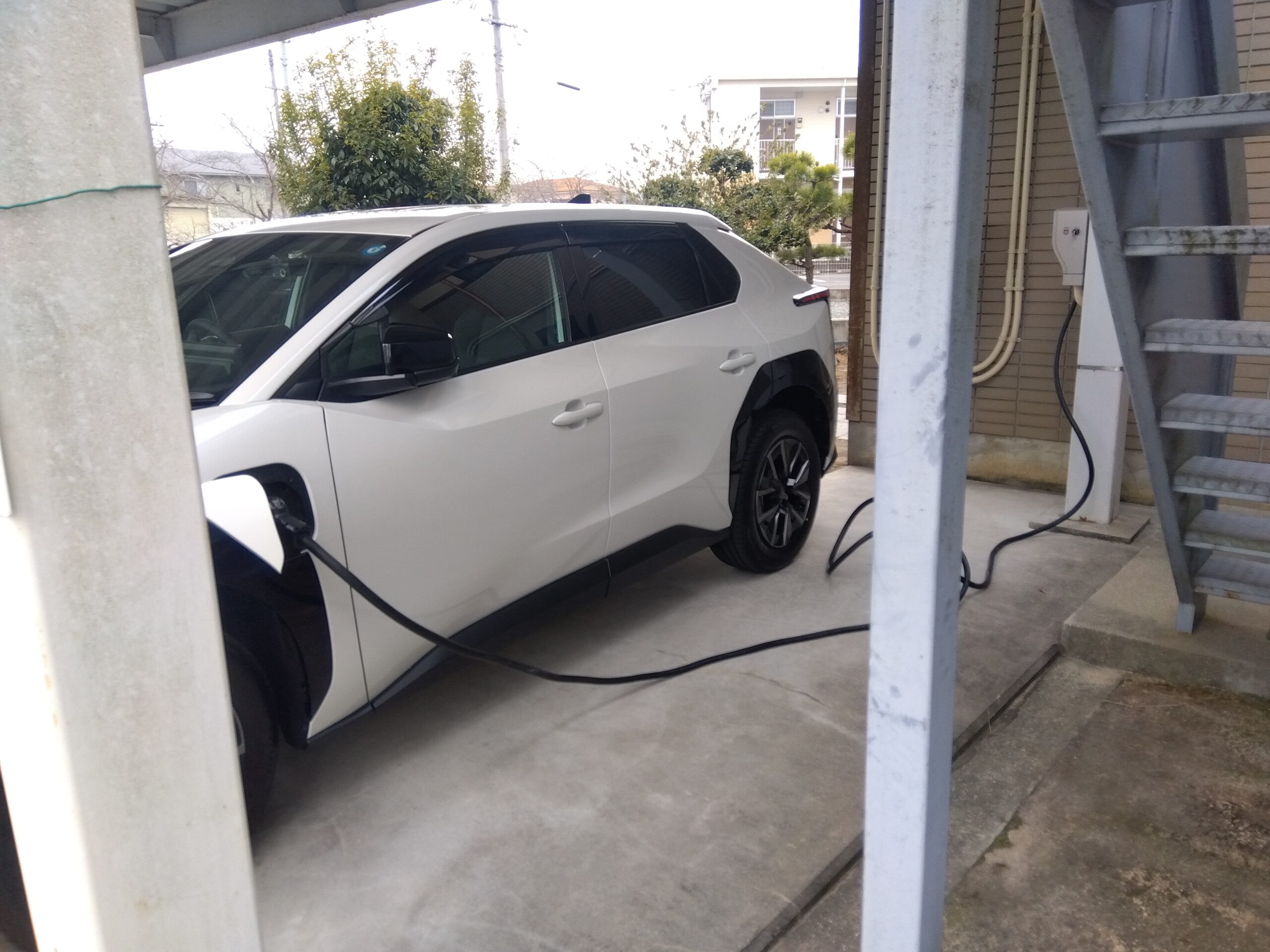 赤磐市でのV2H設置工事