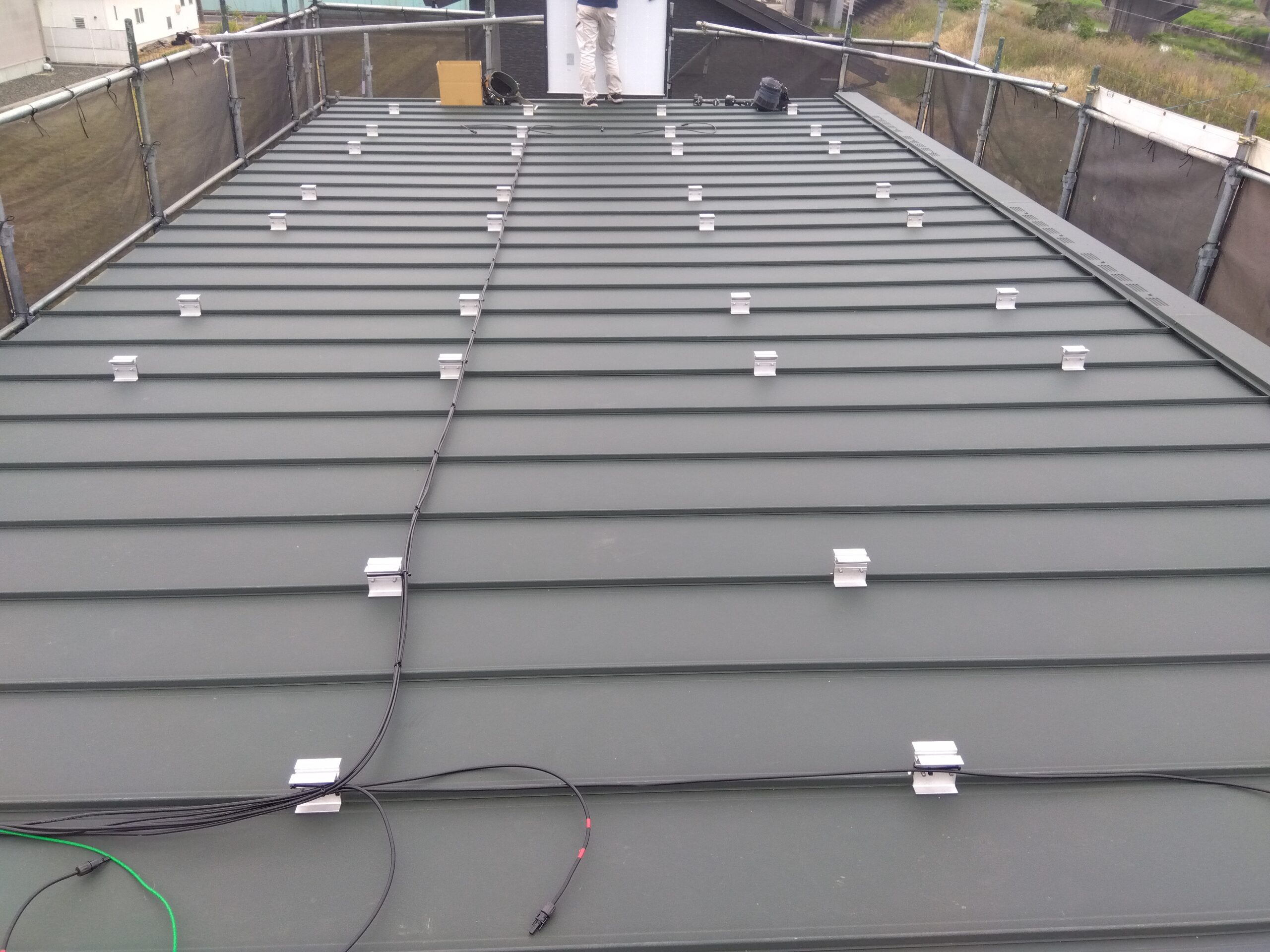 岡山市での太陽光パネル設置事例（6.9kW）