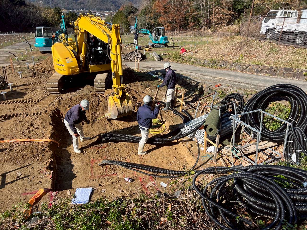 和気町施設省エネ改修工事・太陽光発電設備設置現場レポート④〔岡山で太陽光・蓄電池・V2Hなら茂山組〕